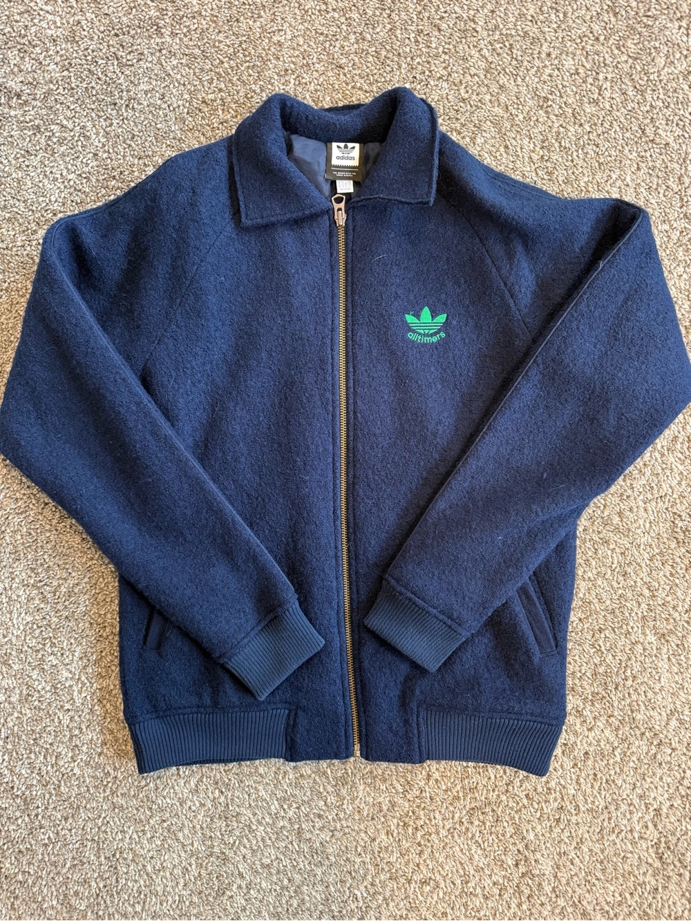 adidas Skateboarding x Alltimers
Zip Up Jacket - Navy